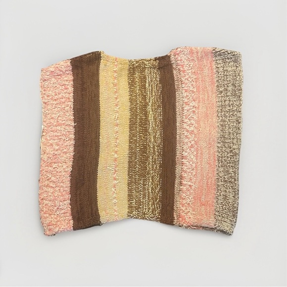 Anthropologie Multicolor Striped Sleeveless Sweater Vest NWT - Picture 3 of 5